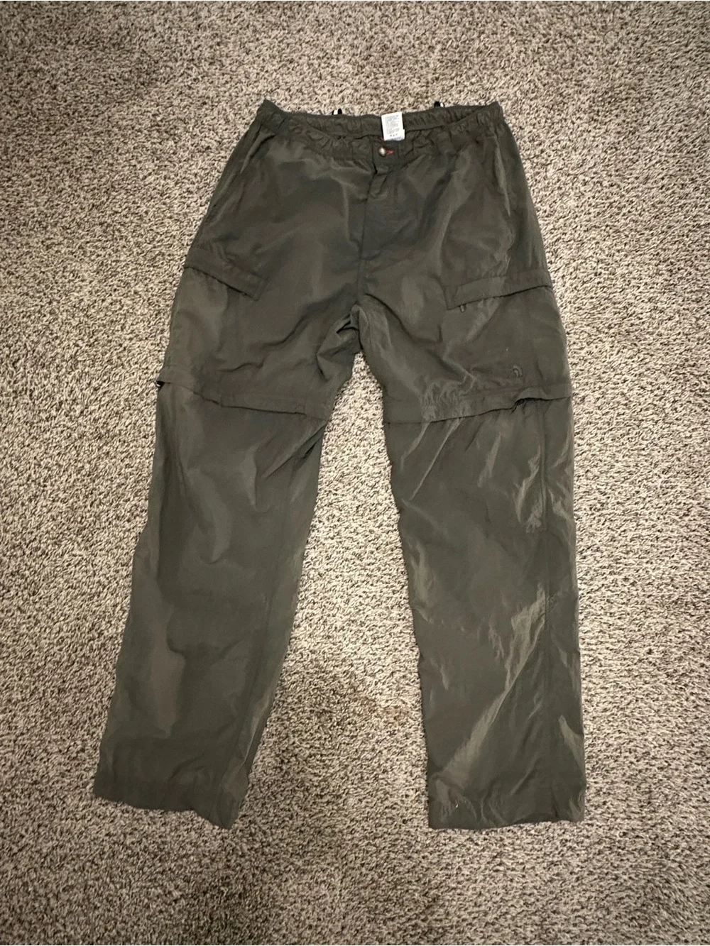 The North Face Men's Gray Convertible Cargo Pants